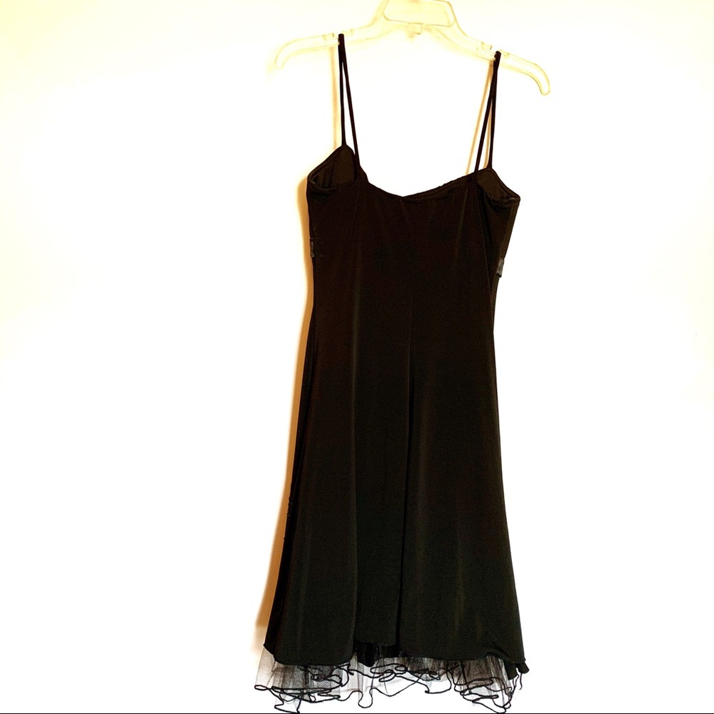 Ruby Rox Black Cocktail Dress Large - Picture 2 of 6